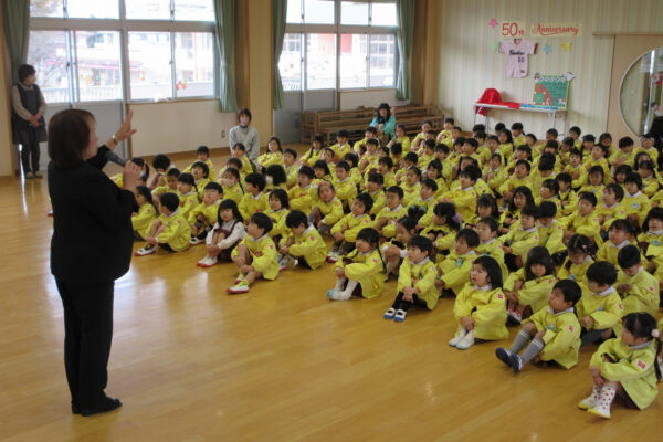 ２学期終業式（幼稚園部）