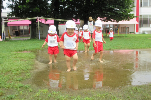 雨が落ち着いて・・・。