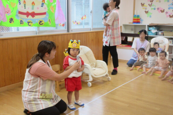 お誕生日おめでとう！（保育部です🍰）