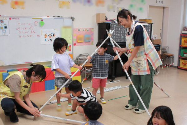 今日の年中さんの活動は・・・