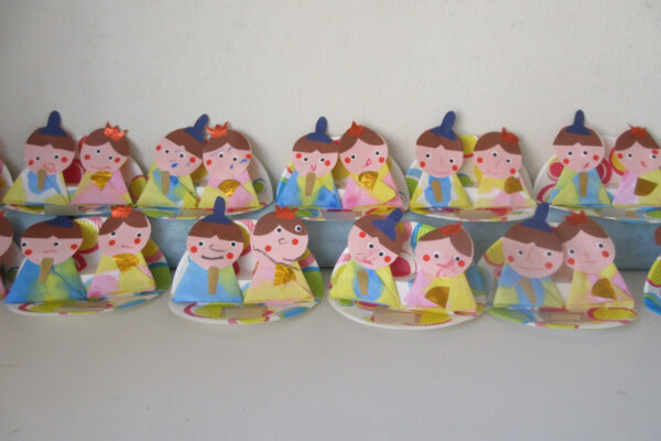 お雛様を作ったよ！