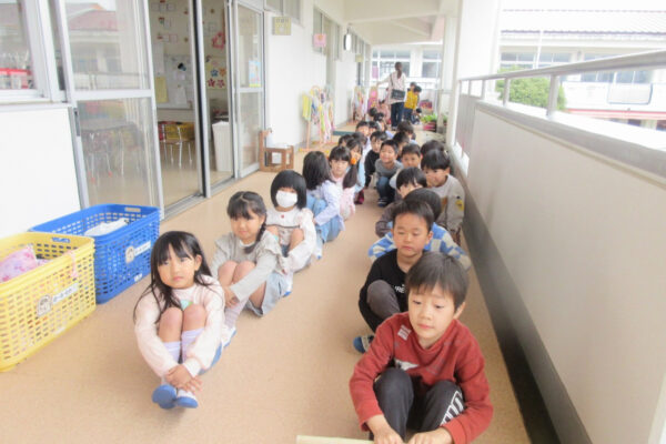 今日の訓練は通報訓練！