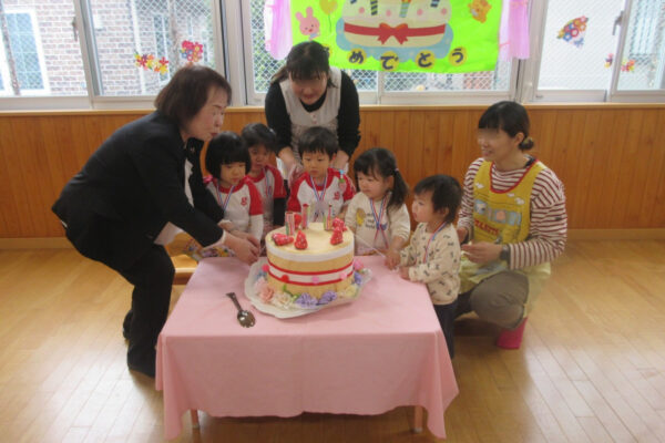 待っていたよ！３月生まれのお誕生会🍰